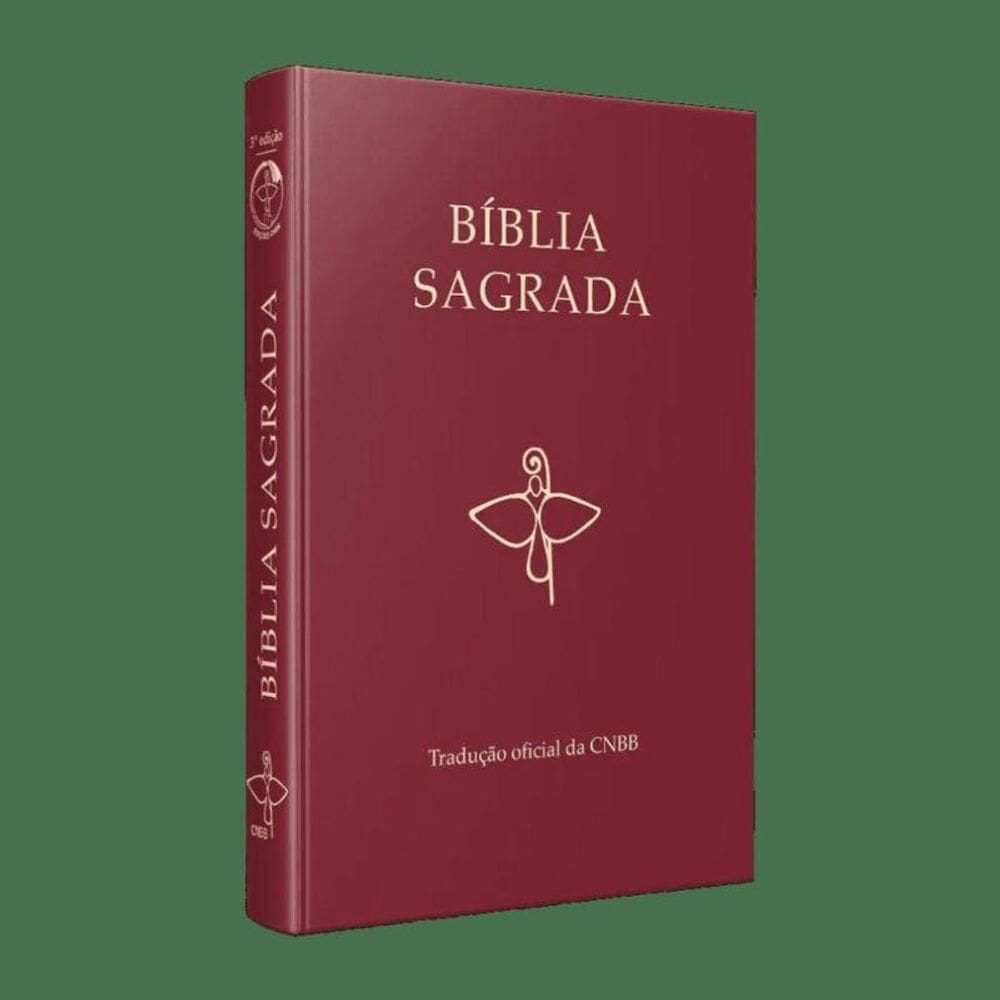 Bíblia Sagrada Capa Vinho Tradução Oficial Da Cnbb - 6ª Edição