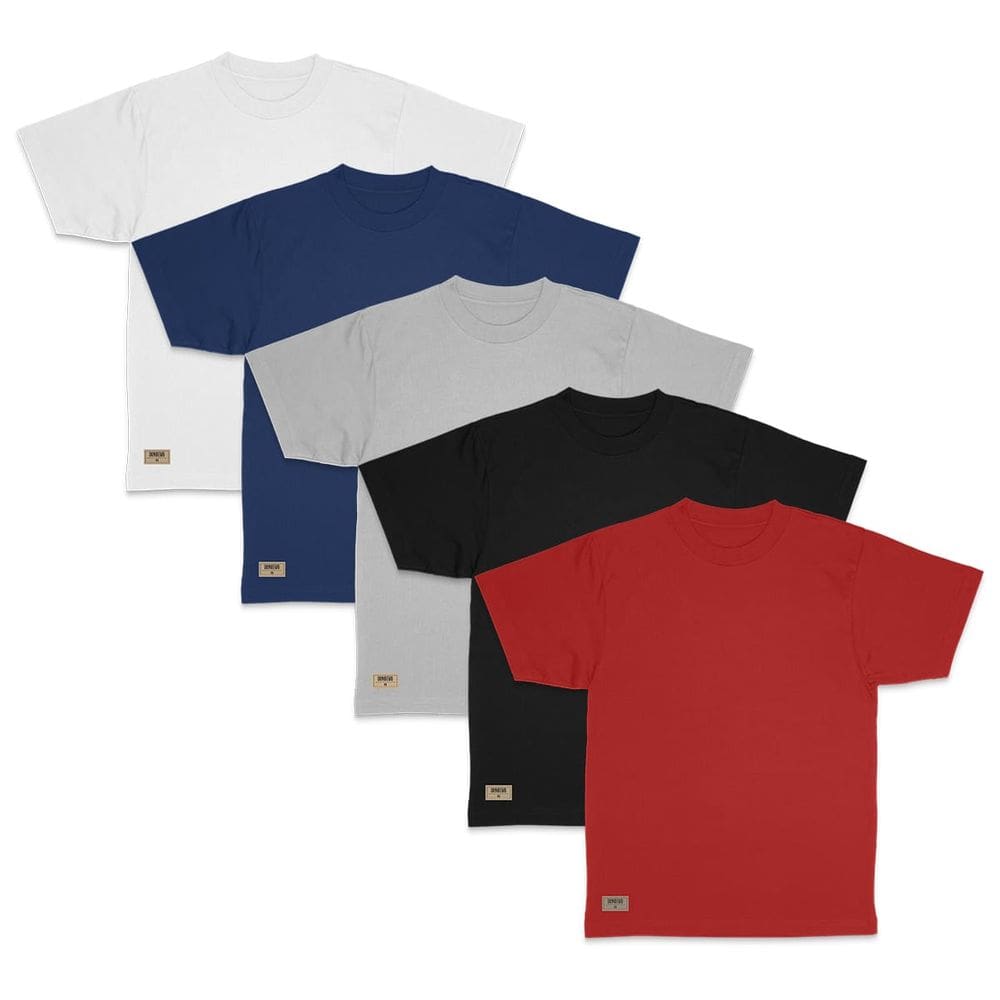 Kit Camisetas Masculinas 5 Unidades Tendência Marca Di Nuevo