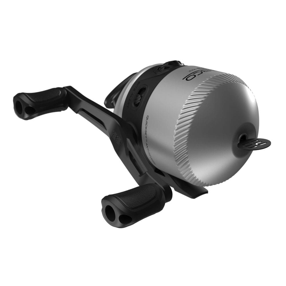 Carretel de pesca Zebco 33 MAX Spincast tamanho 60 com 20 libras Line Silver
