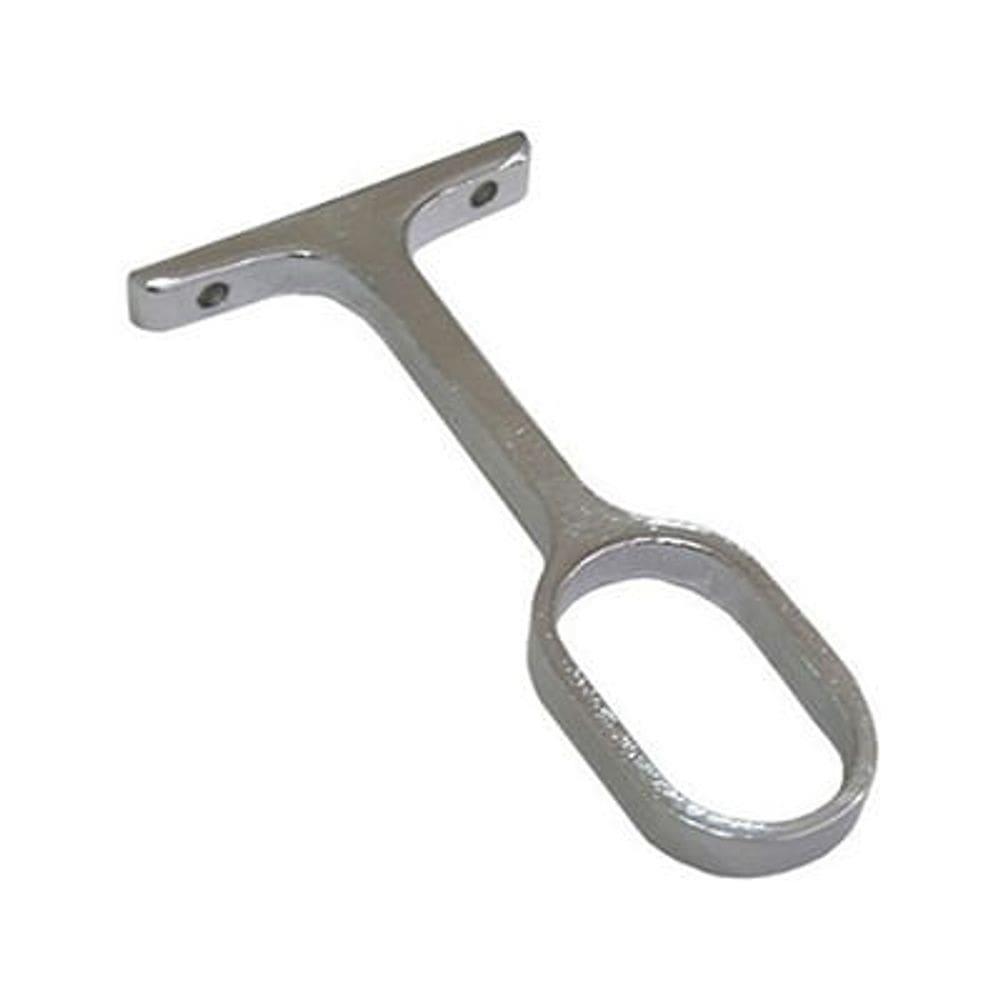 Suporte Cabideiro Central Oval Cromado
