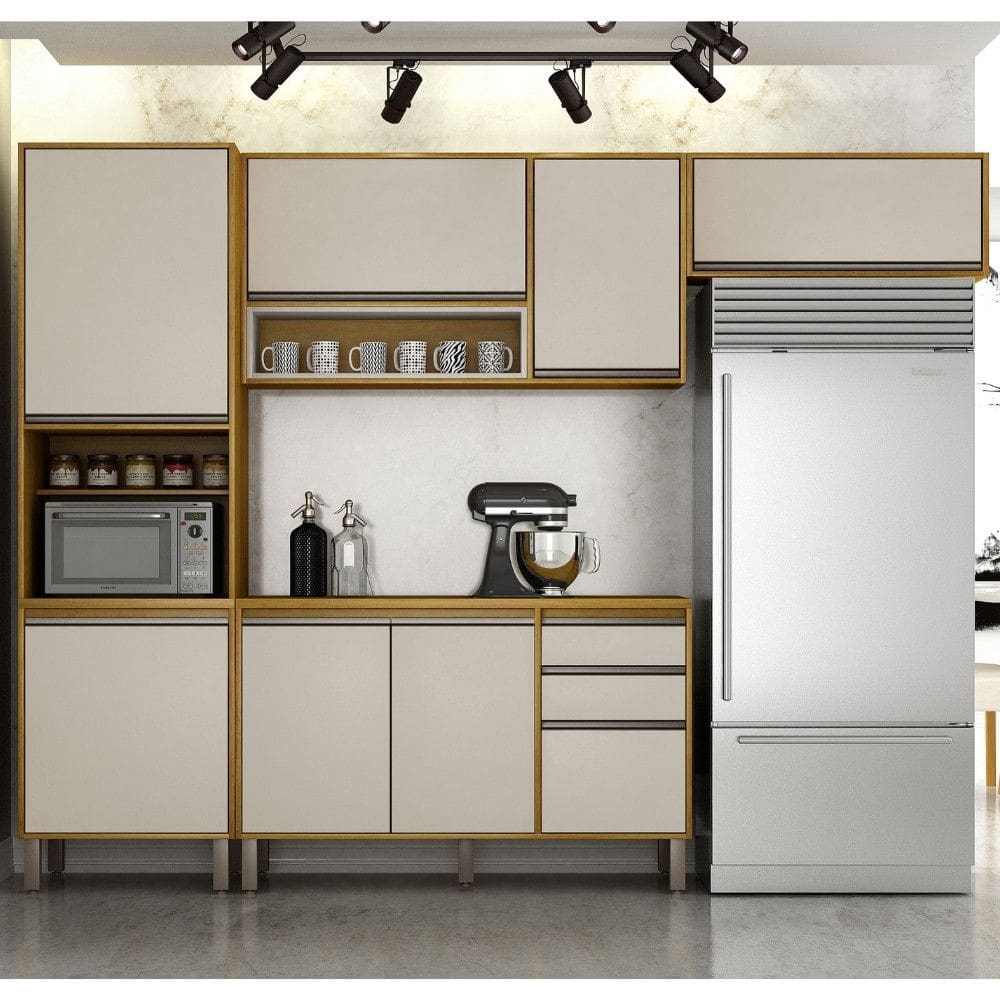 Cozinha Modulada 4 Peças com Tampo Eduarda Plus CHF