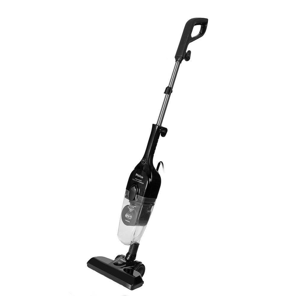 Aspirador de Pó Vertical Philco PAS1600P | 1,5 Litros 1450W 2 em 1 Filtro Ciclone, Preto