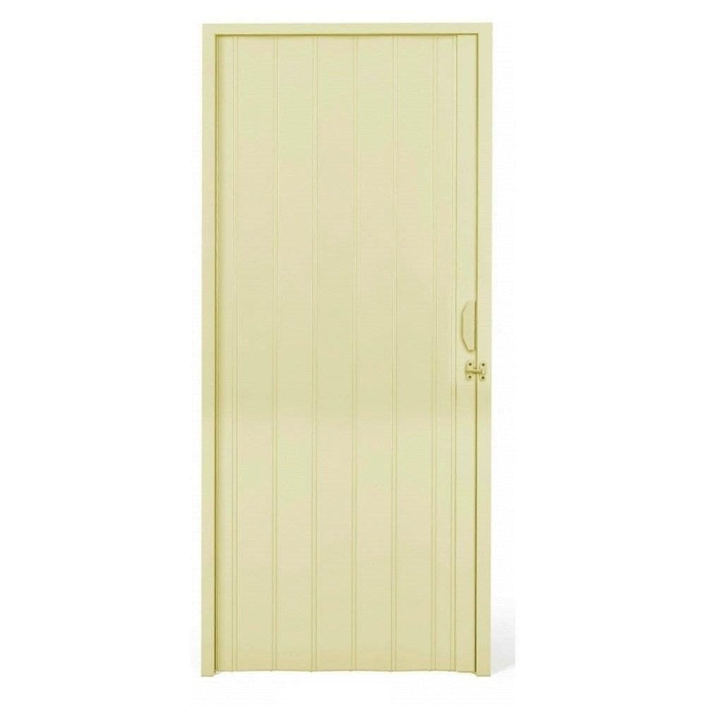 Porta Sanfonada PVC Plastilit 0,80x2,10m - Bege