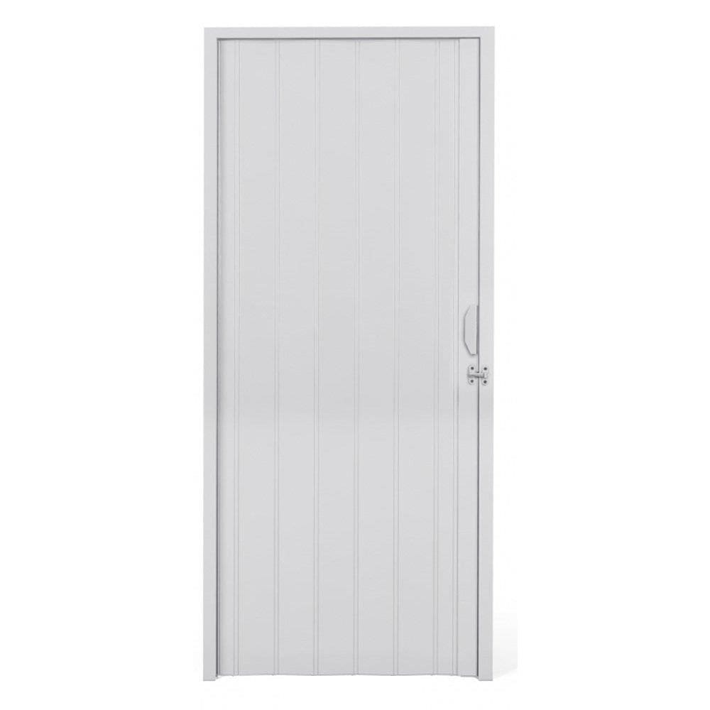 Porta Sanfonada PVC Plastilit 0,60x2,10m - Cinza