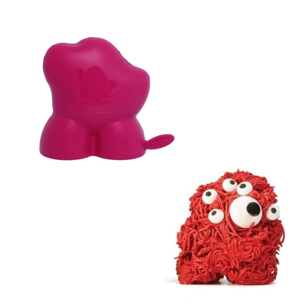 Molde para Bolo Cupcake 3D Cake Doce Creature Rosa Chef`n