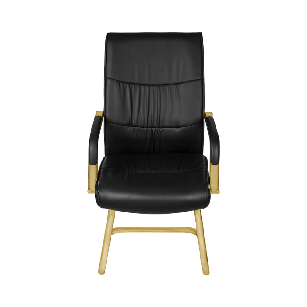 Cadeira de Escritório Estocolmo Fixa | Dourado Matte