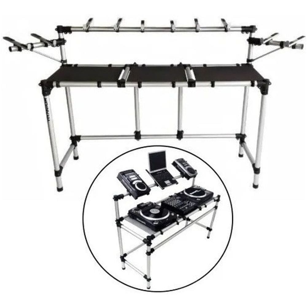 Rack Dj Mk2 Titanium Rdj Mk2 Custom P/ Toca Discos Cdj Mixer