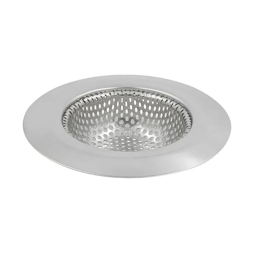 Ralo Pia Inox Borda Grossa Premium 9cm Cozinha Banheiro Durável Prático Eficiente