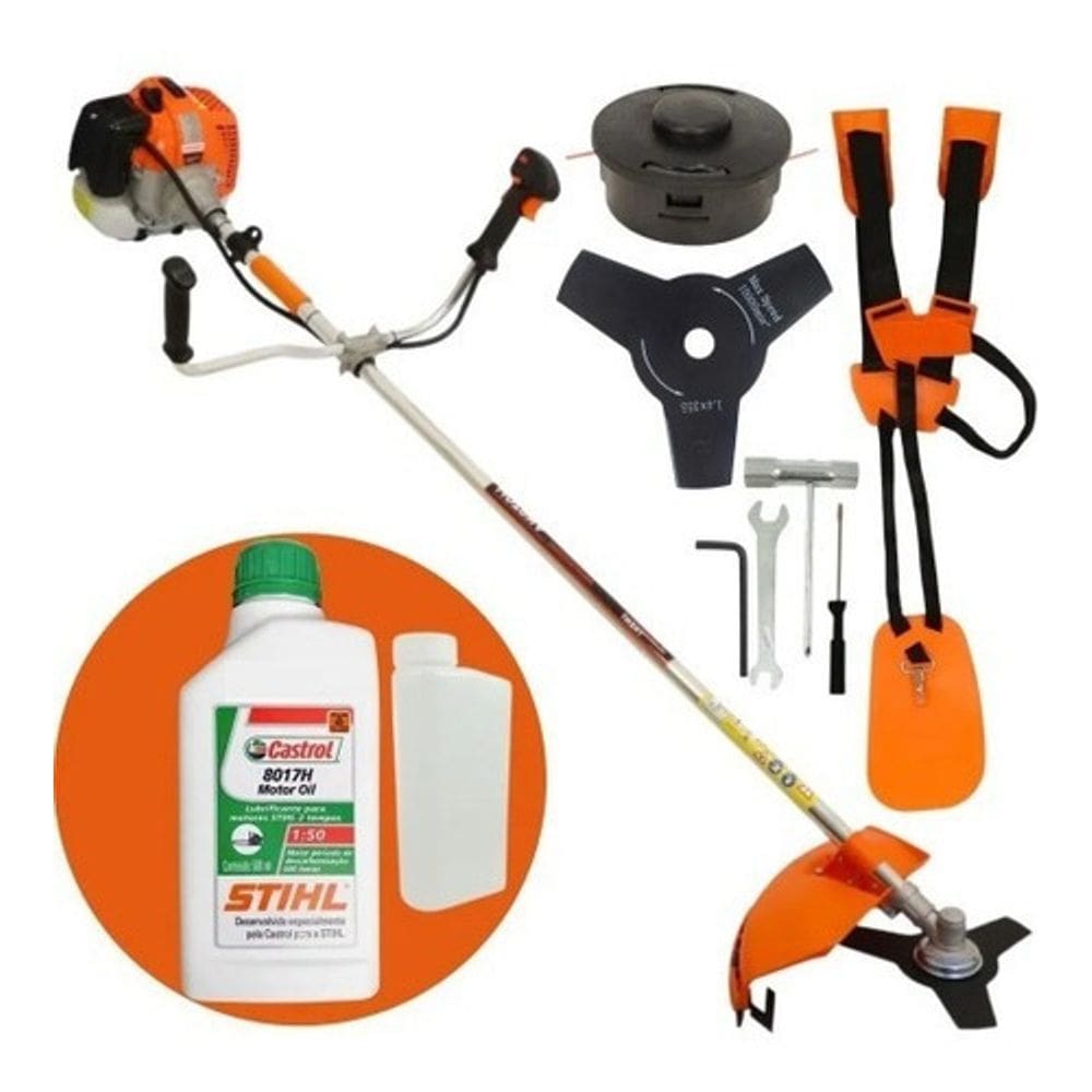 Roçadeira A Combustao Vulcan Trent Vr620h 62cc + Oleo Stihl