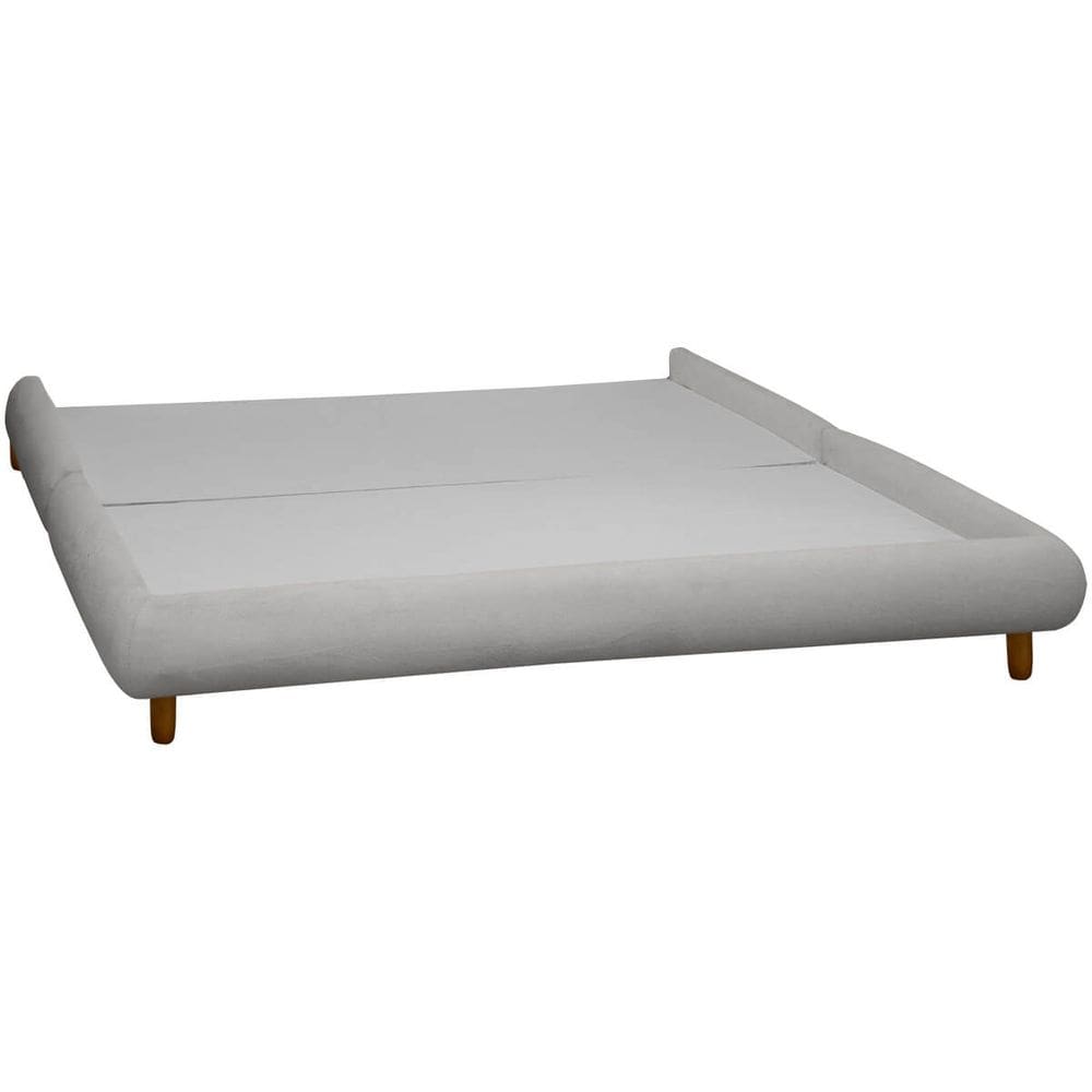 Base Cama Box Queen Size 173cm Orgânica Napoli Bouclê