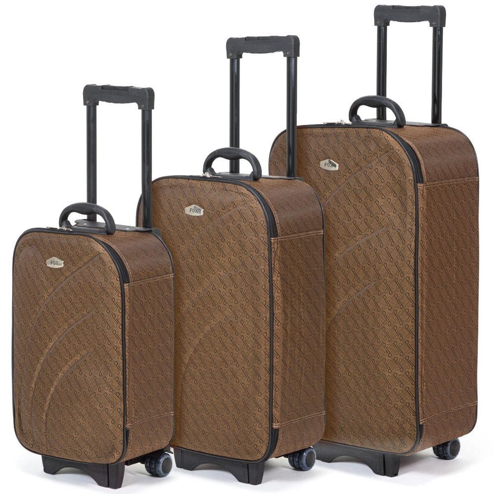 Conjunto Mala De Viagem Com 3 Peças  Mala P Medida Anac 