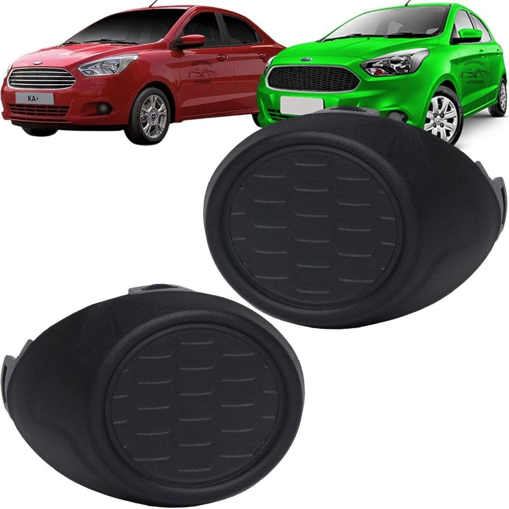 Par Grade Farol Milha Moldura Ford Ka