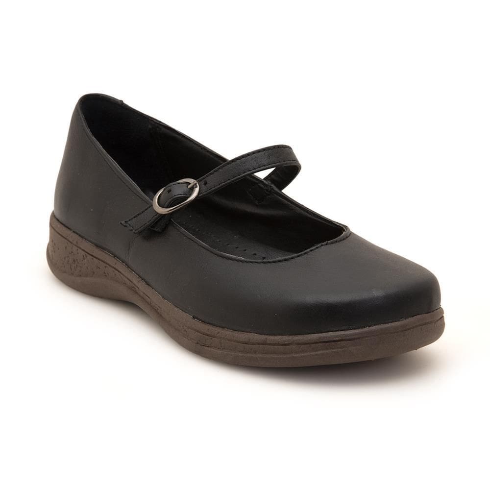 Sapatilha College Feminina Couro Bico Redondo Moderna