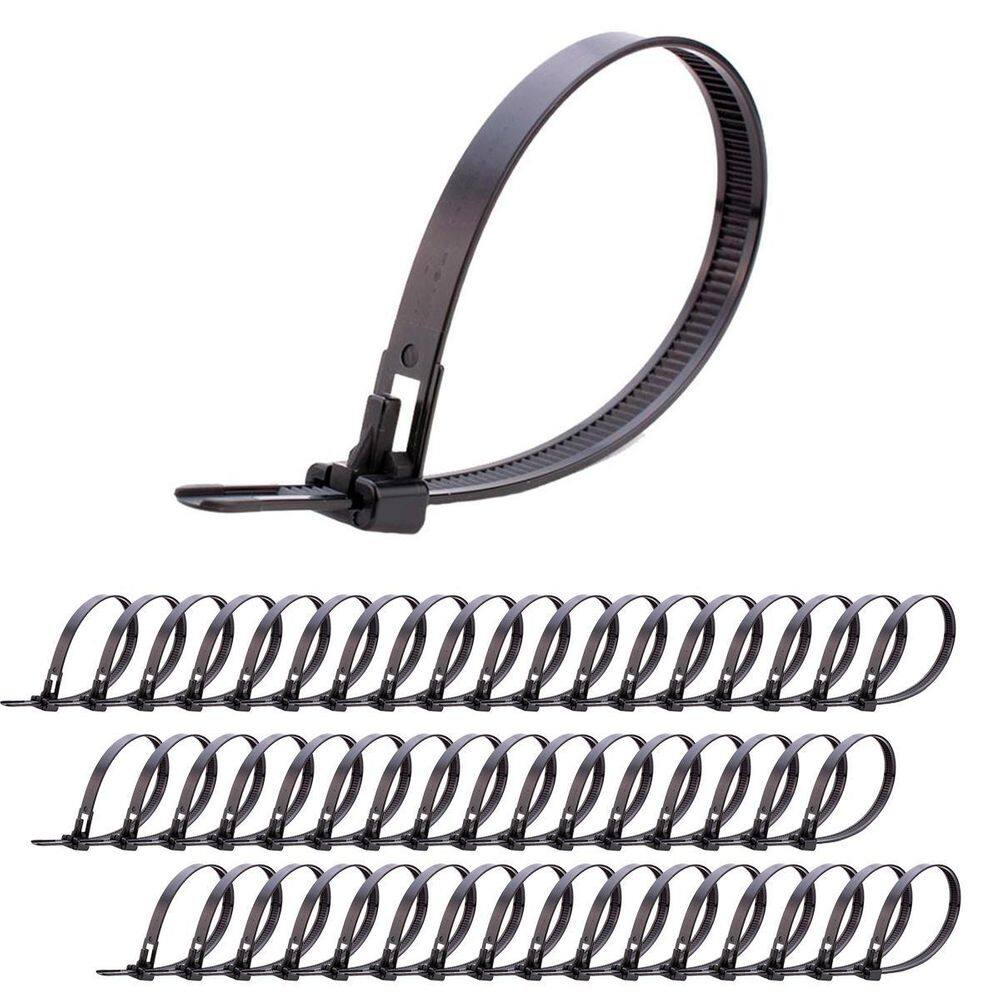 Abraçadeira Nylon Moto Carro 50 Pc 7,6 X 150Mm Cinta