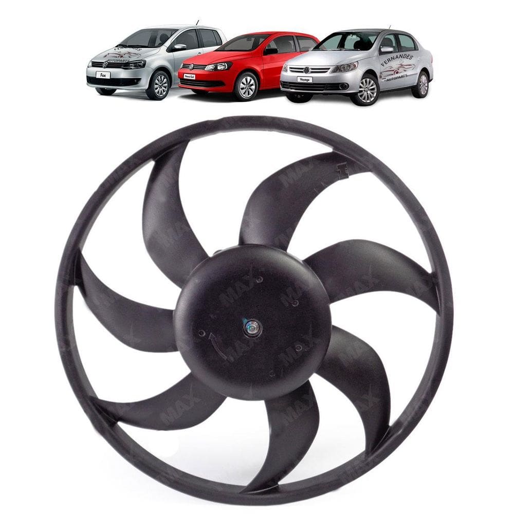 Ventoinha Radiador Gol G5 Saveiro Fox Voyage Sem Ar Novo