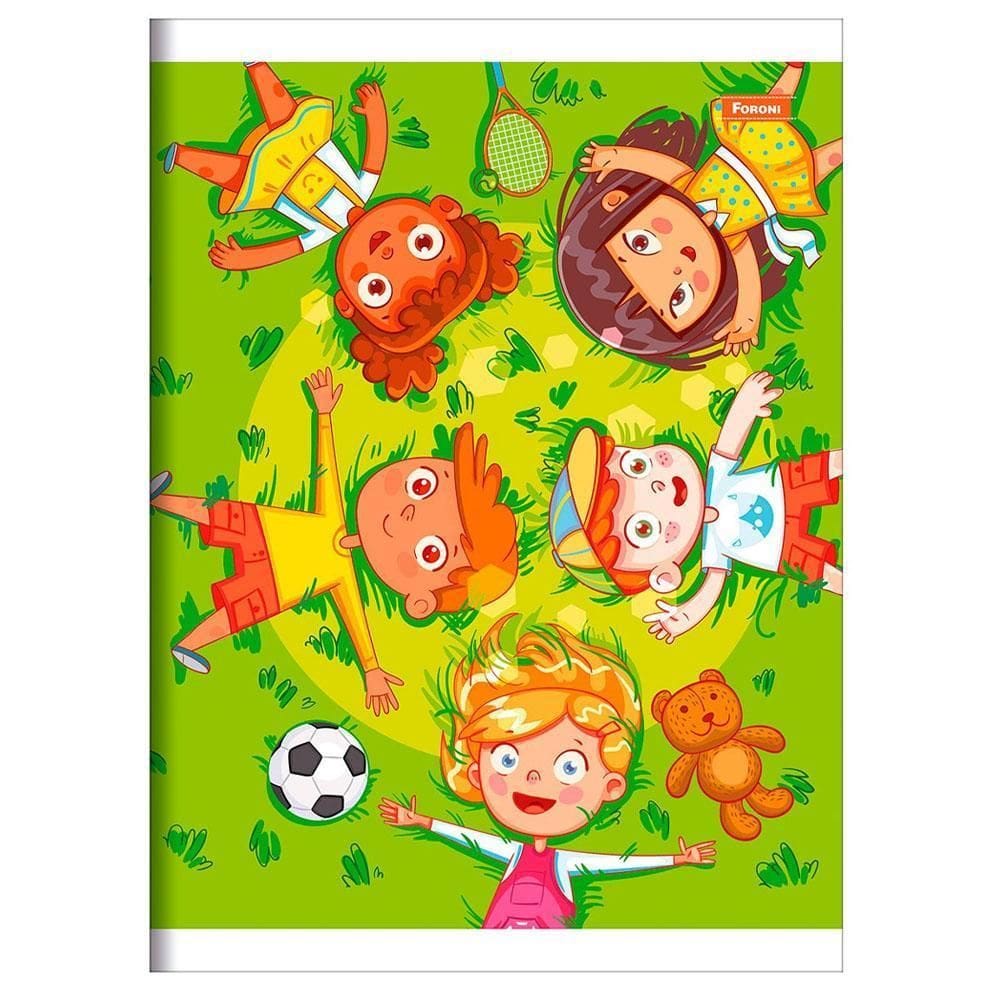 Caderno Brochurão 96Fls Flex 200X275Mm Básico Jardim Foroni