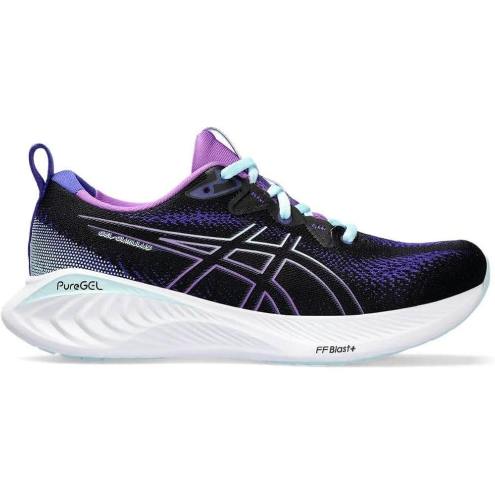 Tênis Asics Gel-Cumulus 25 Feminino - Preto+Azul