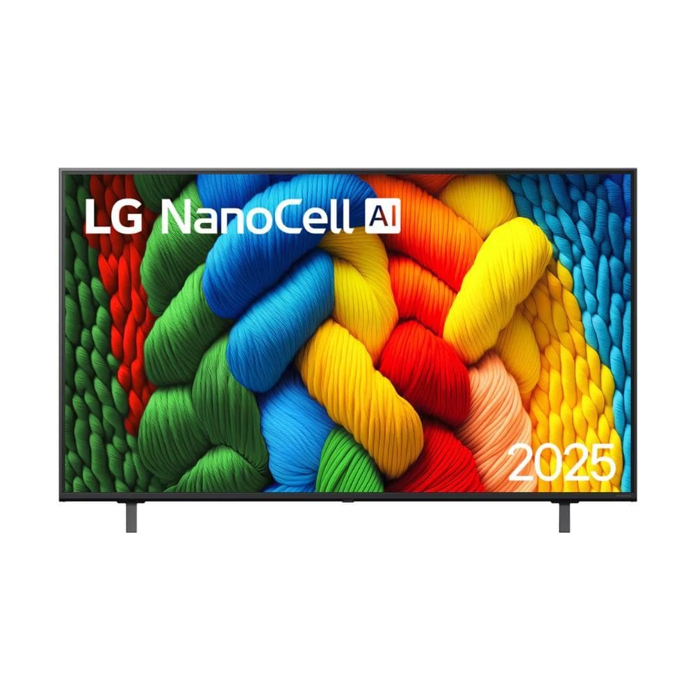 Smart TV LG 55” 4K NanoCell AI 55NANO80ASA Processador Alpha 7 ThinQ Webos 25 HDMI Wi-Fi Bluetooth compatível com Controle Smart Magic
