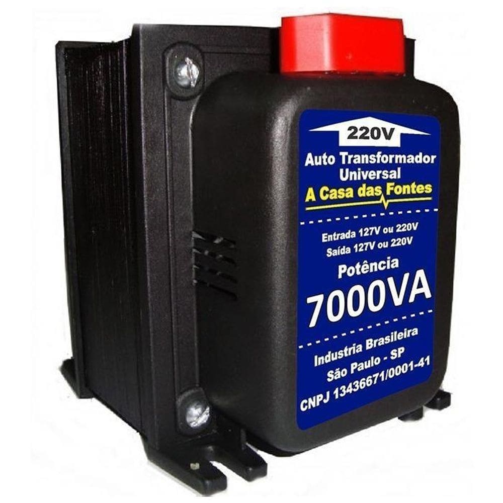 Auto Transformador Tomadas 7000Va 220 110V