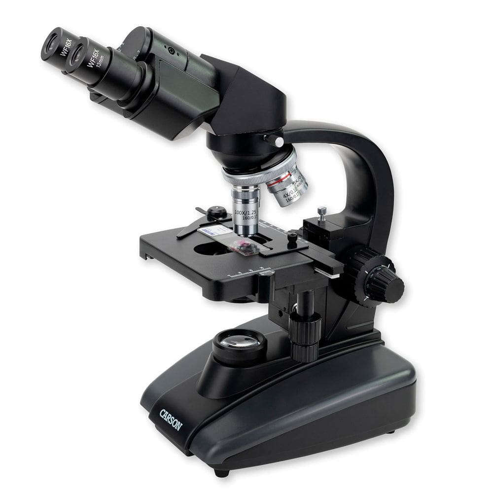 Microscópio Carson Advanced 40x-1600x Composto iluminado por LED