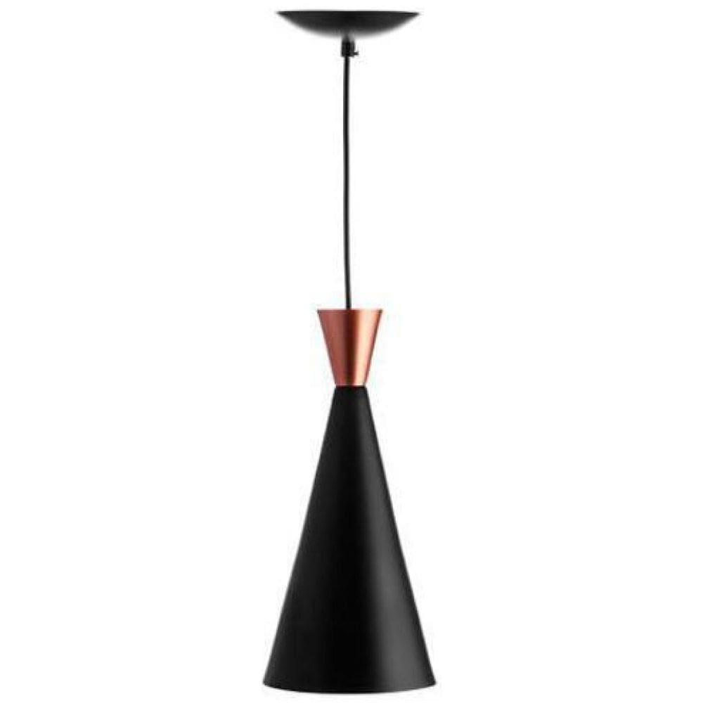 Pendente Cone Tom Dixon - Preto/Cobre - Lumanti