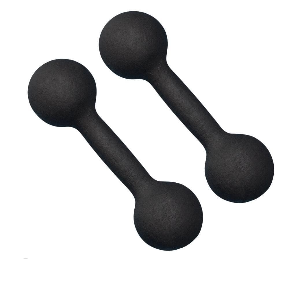 Par De Halter Bola Pintado 10Kg Treino Peso Fitness