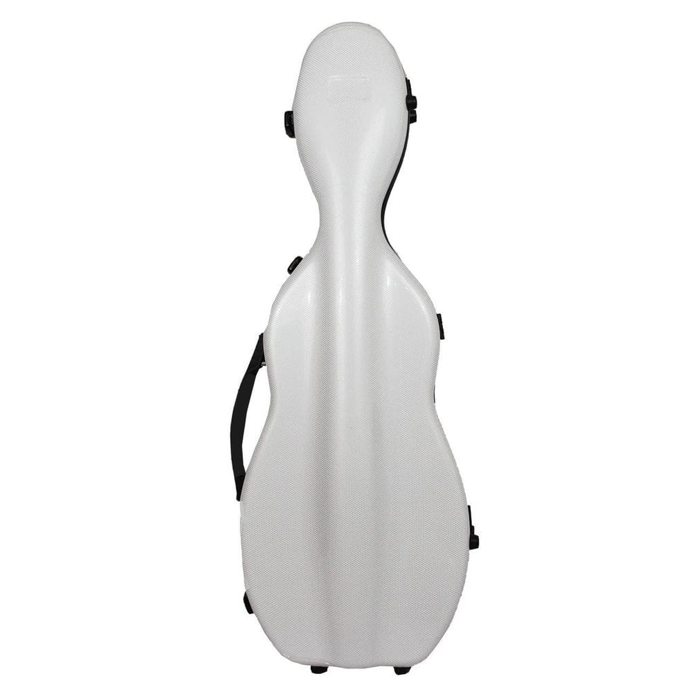 Estojo Case Fibra De Vidro Violino 4/4 Branco Carbono