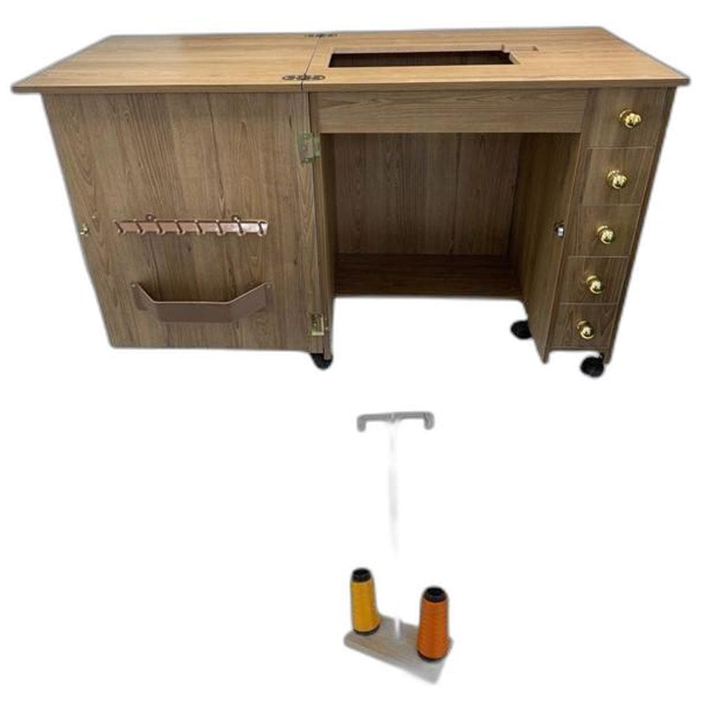 Móvel Gabinete Mesa Luxo Para Maquina De Costura Janome 1008