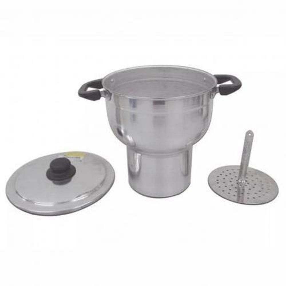 Cuscuzeira De Alumínio Panela Pequena N 14 Polido