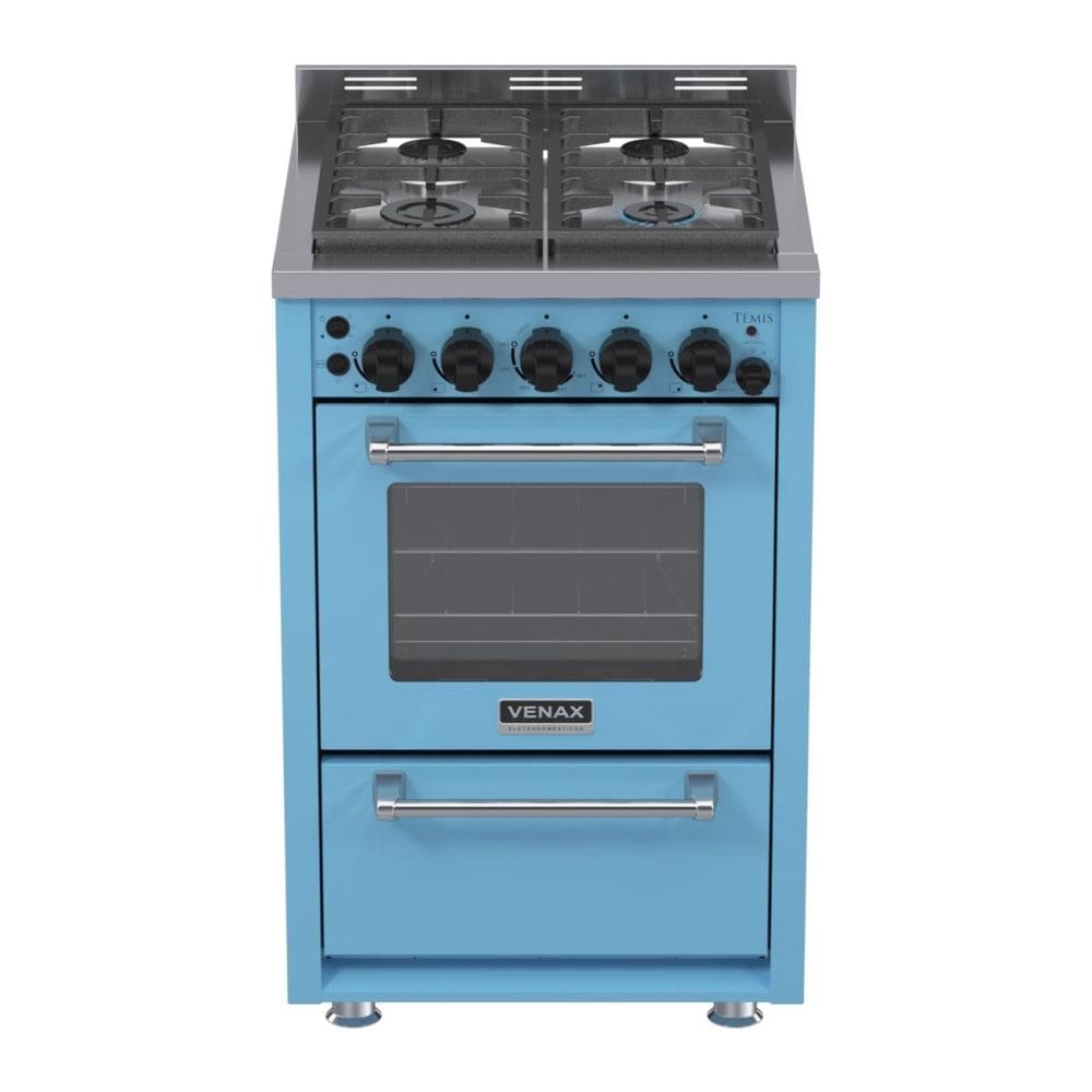 Fogao 4 Bocas Venax Temis Azul Glp