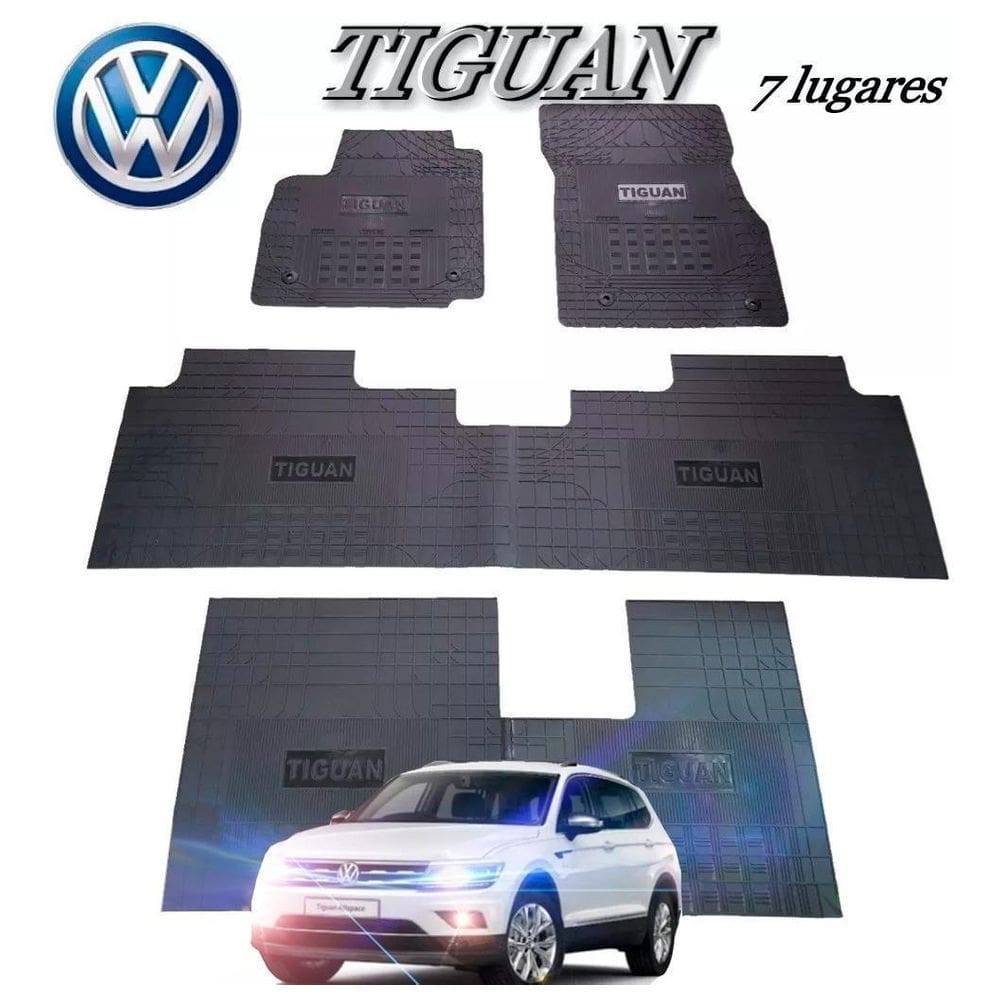Jogo Tapete Interno Reforçado Tiguan 7 Lug 2018 Em Diante