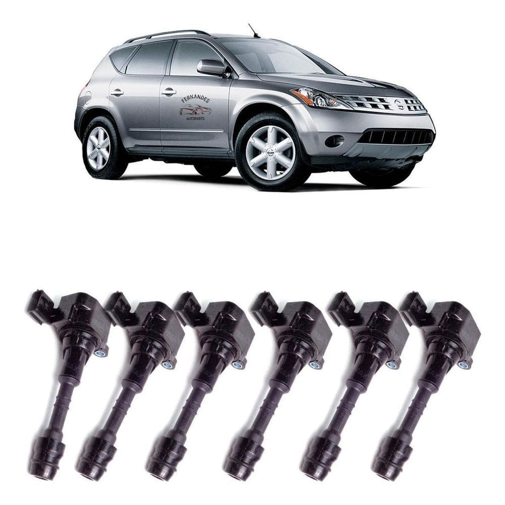 Jogo 6 Bobina Ignição Nissan Pathfinder Murano Quest 3.5 V6
