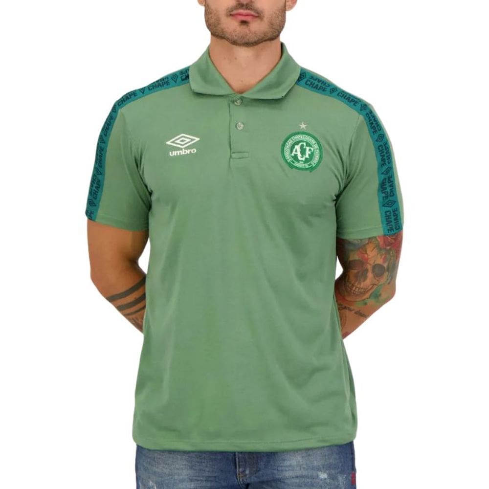 Camisa Polo Masculina Umbro Chapecoense Viagem 2022