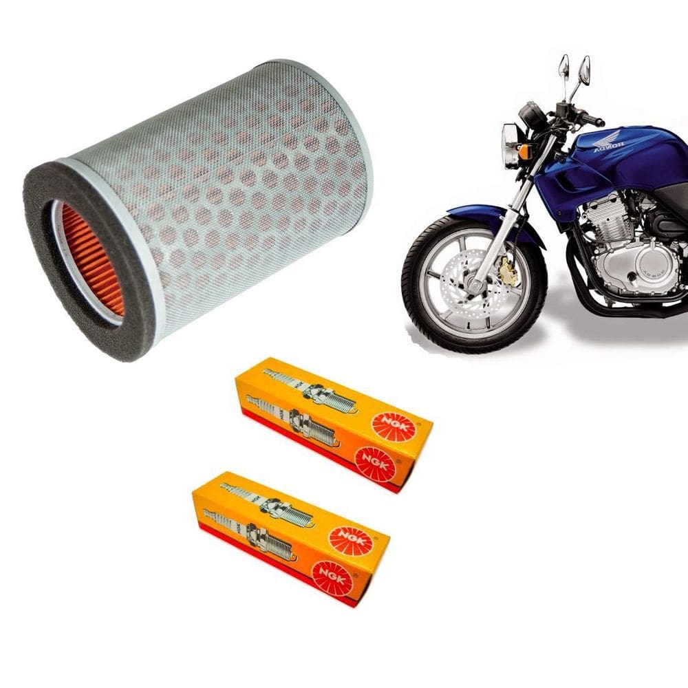 Par Velas Ngk Cr8Eh-9S Filtro Ar Vedamotors Cb 500 Ate 2005