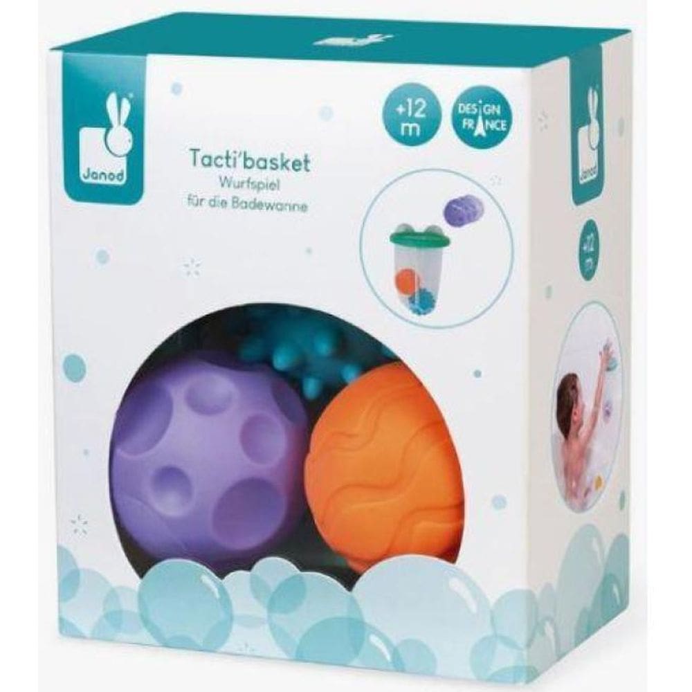 Cesta De Basquete Para Banho Com Ventosas E Bolas Sensoriais