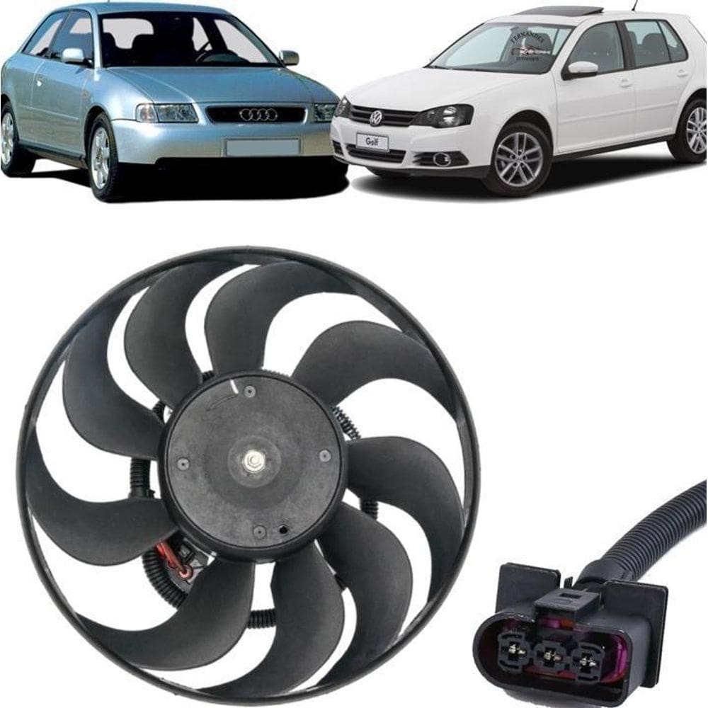 Eletroventilador Ventoinha Audi A3 2005 2006 Modelo Pequena