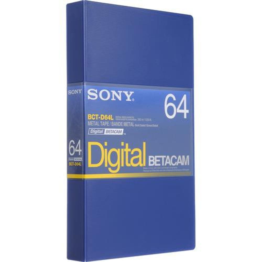 Fita Cassete Betacam Digital Bct-d64l 64 Minutos Sony