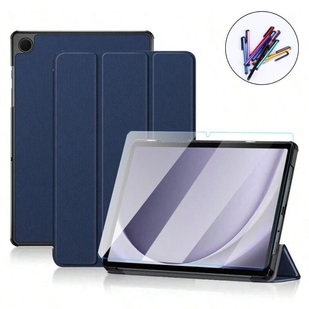 Case Magnética + Vidro + Caneta Para Tablet Samsung A9+ X216