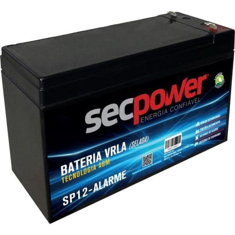 Bateria Selada 12V P12-alarme Secpower