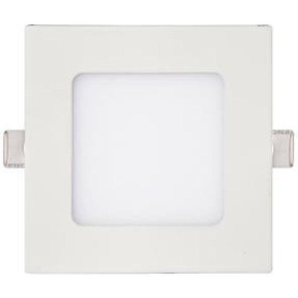 Luminaria Plafon Led Embutir Quadrado Slim Kian 18W 3000K