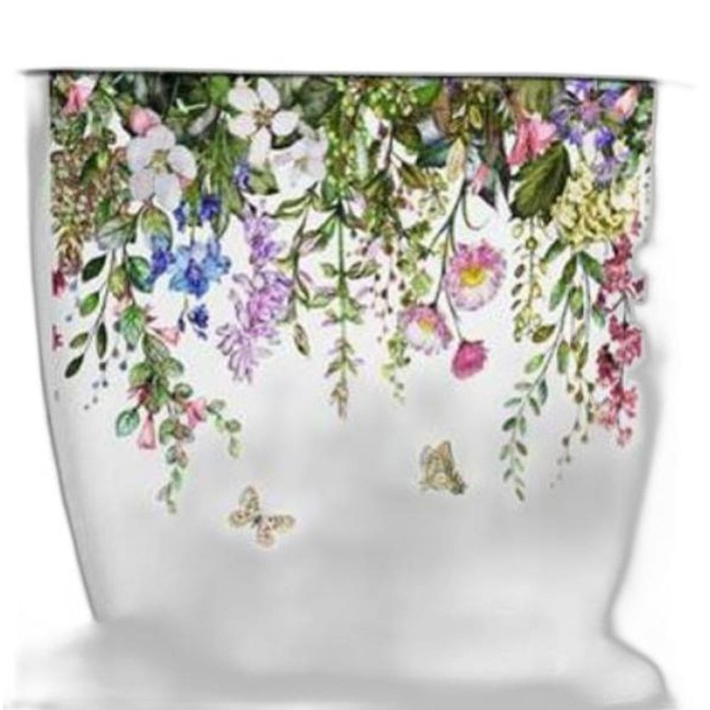 Adesivo Para Vaso Acoplado Flores