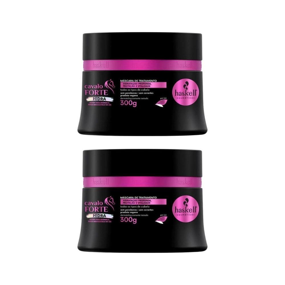 Mascara Haskell 300G Hidra Cavalo Forte - Kit Com 2Un