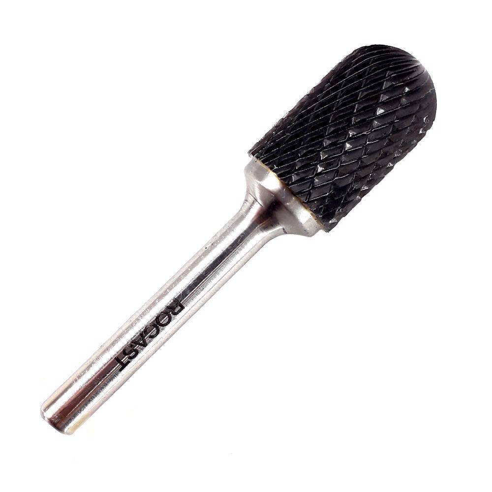 Lima Rotativa Cilíndrica Com Raio Em Metal Duro 16Mm Rocast