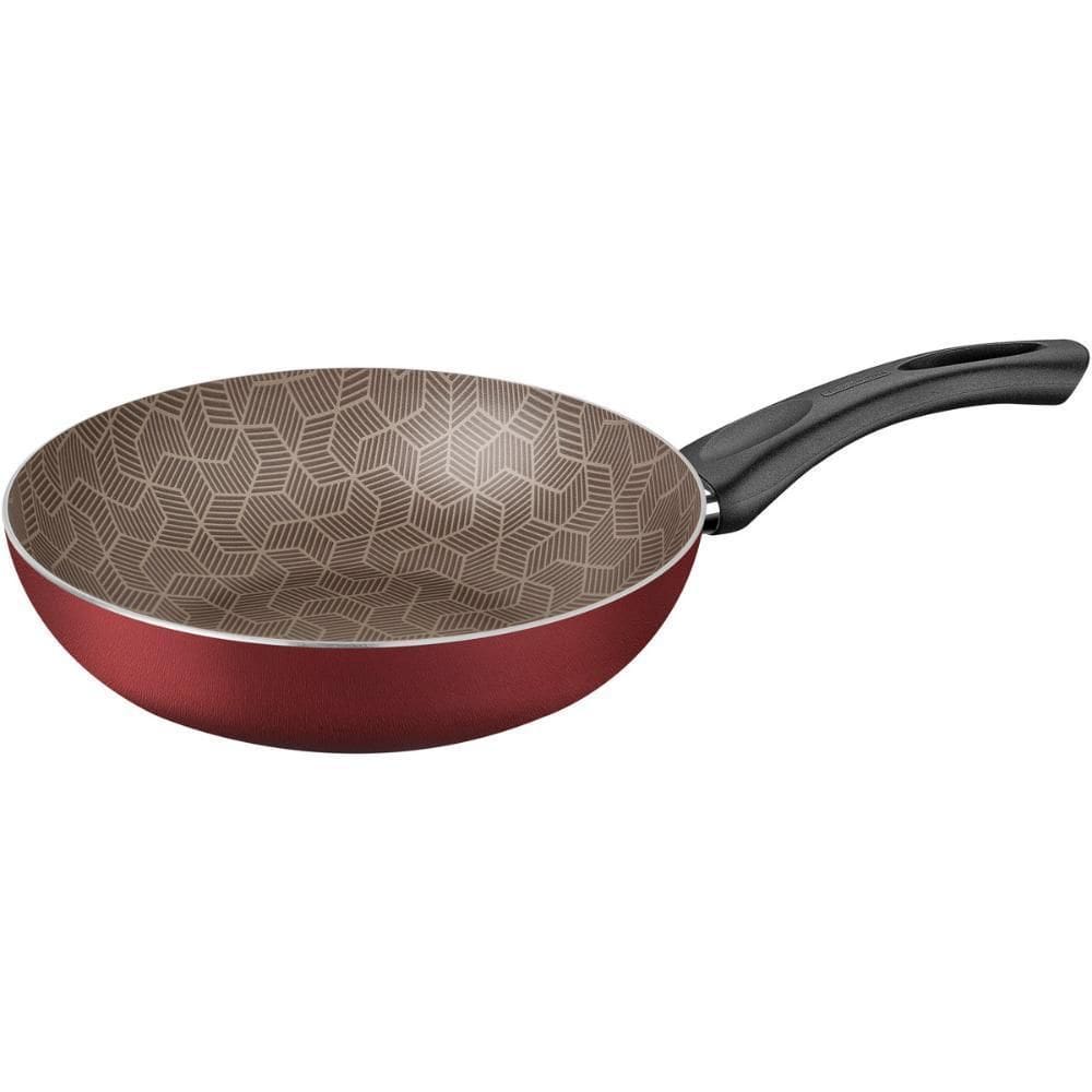 Frigideira Funda Antiaderente Tramontina 28Cm Paris Vermelho