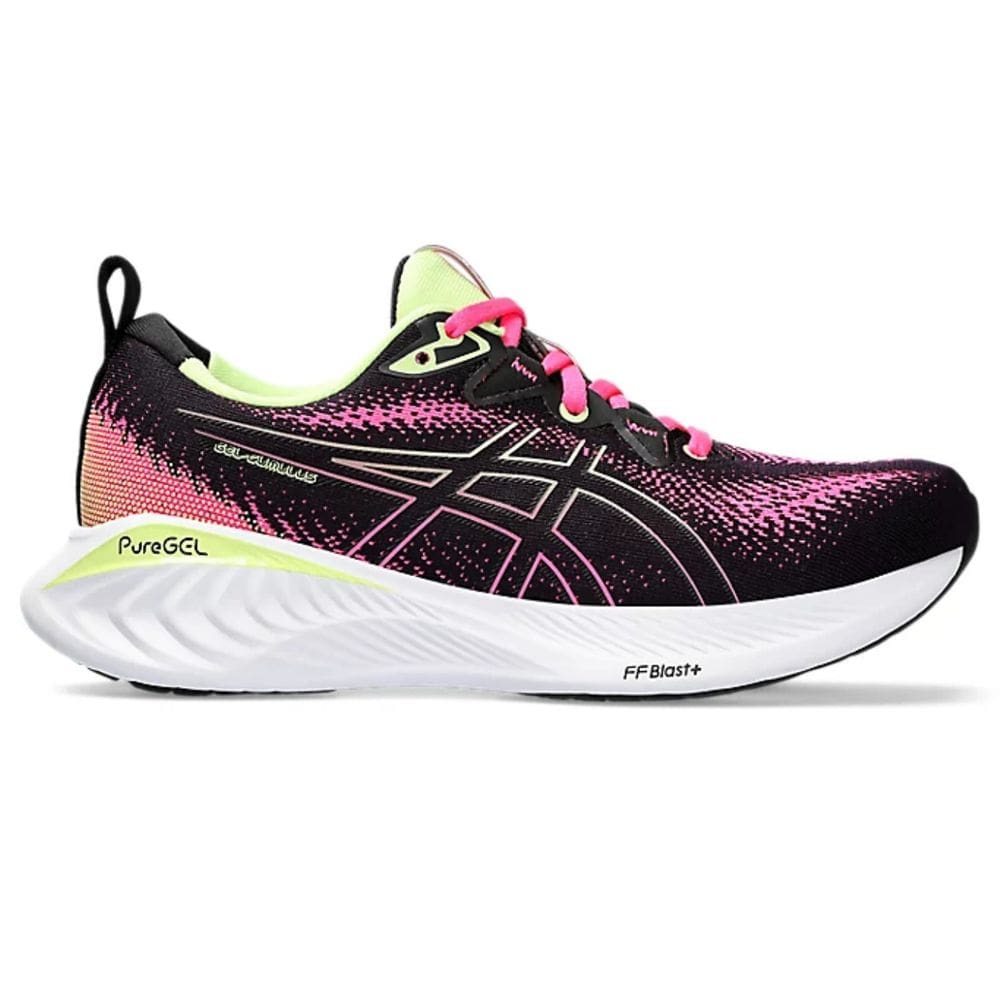Tênis Asics Gel-Cumulus 25 Feminino - Preto+Rosa