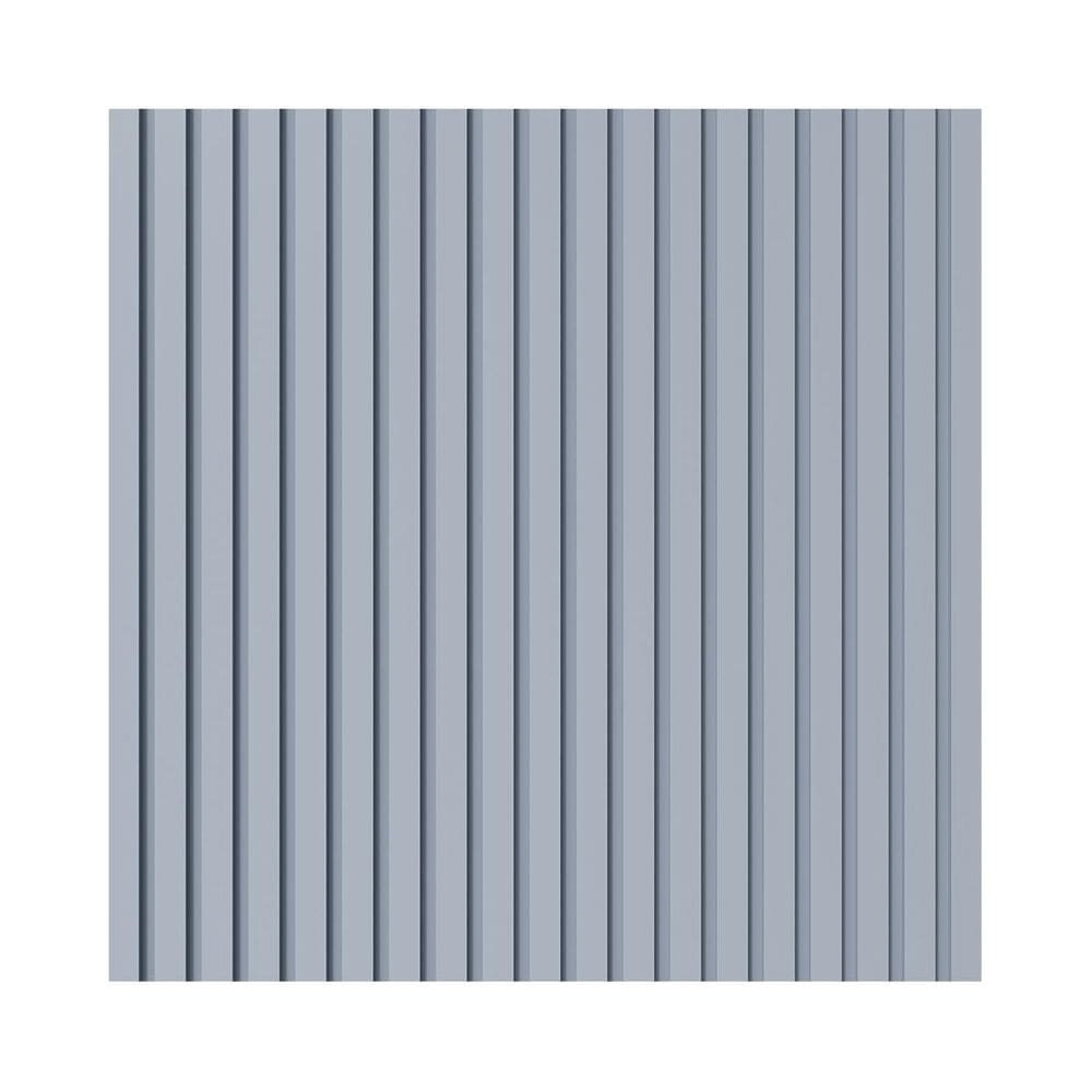 Painel Ripado Eva Laminado Autocolante 10Cm Play Azul - 10M