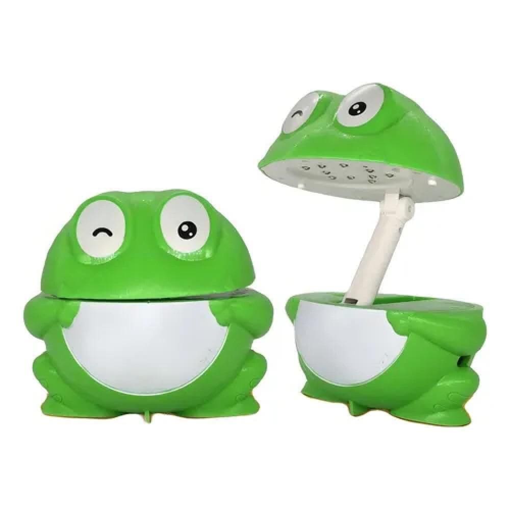 Luminaria Led Dobravel Articulavel Decorativa Quarto Menina Menino Bebe Sapinho Verde Praticidade E Estilo Para Seu Lar