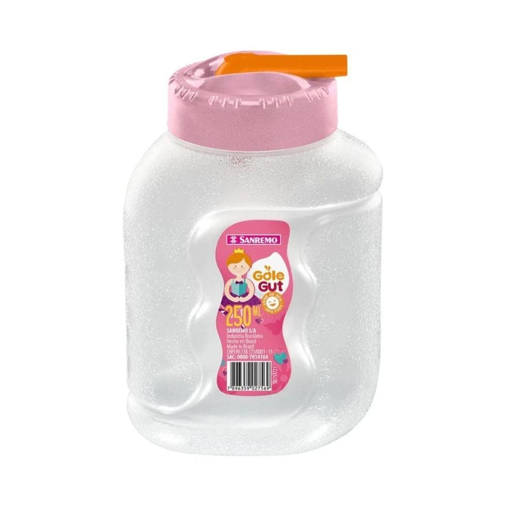 Garrafa Gole Gut Plastico Escolar Sanremo 250Ml