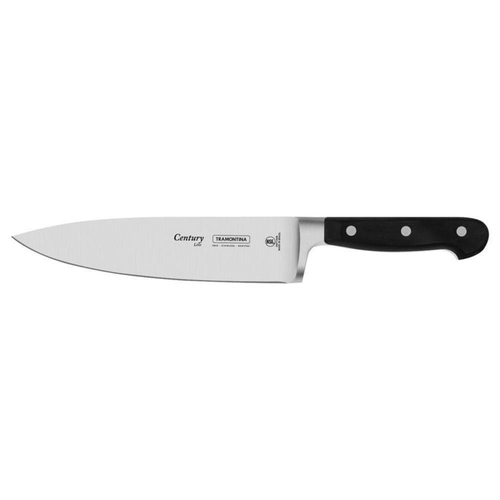 Faca Para Cozinha Gourmet Century 8`` Aço Inox