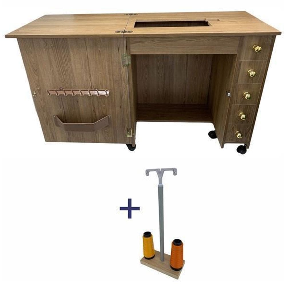 Móvel Gabinete Mesa Luxo Para Maquina De Costura Janome 3022